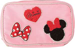 Disney Minnie Mouse Nylon Jewelry Holder Organizer with Zip Closure - Officially Licensed Jewelry Travel Organizer