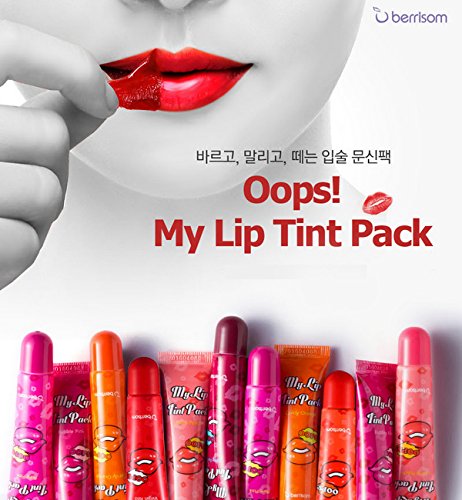 Berrisom Oops My Lip Tint Tattoo Pack 15g Get It Beauty on Make up Sexy - Lovely Peach