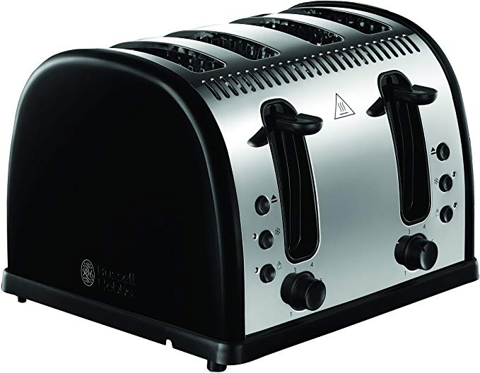 Russell Hobbs Legacy 4-Slice Toaster - Black