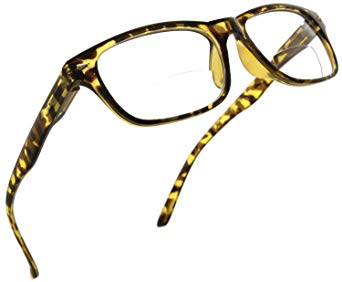 Trendy Bifocal Reading Glasses Readers with Spring Hinges for Men and Women