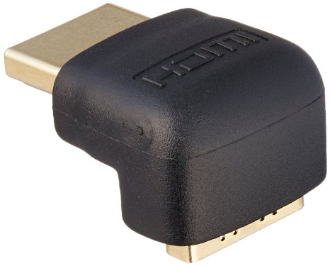 Monoprice HDMI Port Saver Male to Female - 90 Degree 103733