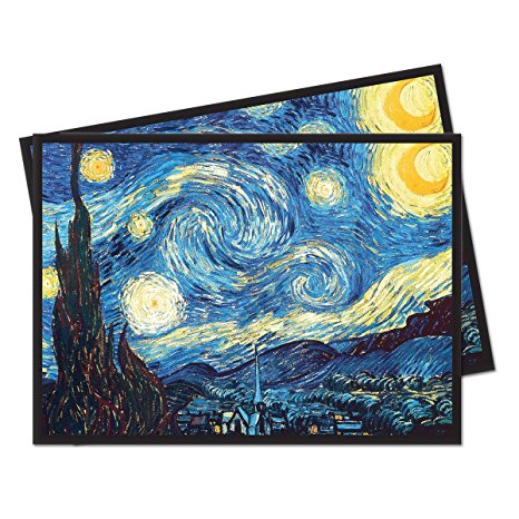 Fine Art Series "The Starry Night" Standard (Magic) Deck Protector sleeves (65 count pack)