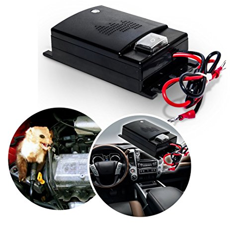 Joyriver Under Hood Car Mice Repeller Ultrasonic Rodent Repellent Chases Squirrel Marten Rodents From Your Car Pack of 1