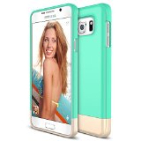 Galaxy Note 5 Case Maxboost Vibrance Series Lifetime Warranty Protective SOFT-Interior Scratch Protection Slider Style Hard Cases for Samsung Galaxy Note 5 2015 TurquoiseChampagne Gold