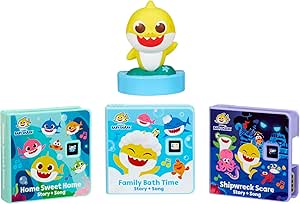 Little Tikes Baby Shark Family Collection, Storytime, Books, Audio Play Character, Gift and Toy for Toddlers and Kids Girls Boys Ages 3  Years