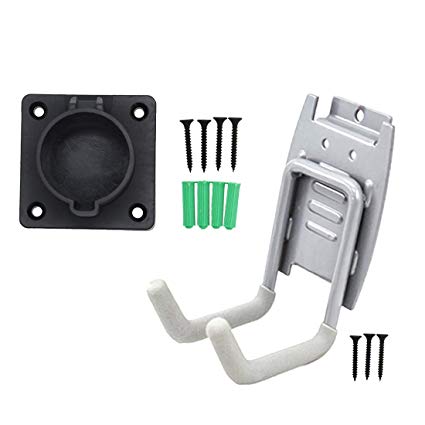 MUSTART Hook and Holster Dock Combination, Charging Station Accessories for SAE J1772 Connector EVSE Electric Vehicle Charger Plug Holder Storage