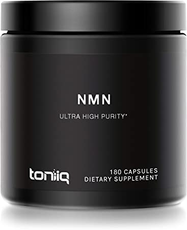 Ultra High Purity Stabilized NMN Capsules - 99.7% Highly Purified for Increased Bioavailability - 300mg - Naturally Boost NAD+ Levels - 180 Capsules NMN Nicotinamide Mononucleotide Supplement