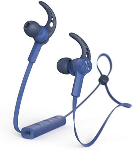 Hama Connect Bluetooth Headphones, in Ear, Micro, Ear Hook, Blue