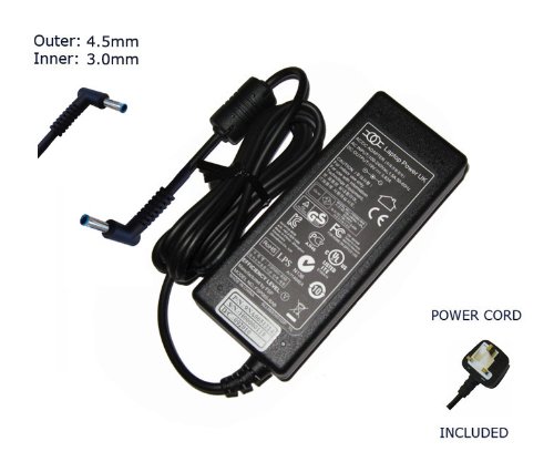 Laptop Charger for HP 709985-002 710412-001 714159-001 714657-001 741727-001 Compatible Replacement Notebook Adapter Adaptor Power Supply - Laptop Power (TM) Branded (UK Powercord and 12 Month Warranty)