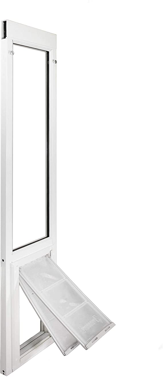 Endura Flap Severe Weather Vinyl Sliding Glass Dog Door (4 Sizes: S, M, L, XL in Height ranges from 74.75" - 80.25")