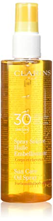 Clarins SPF 30 Sunscreen Care Oil Spray, 5.0 Ounce