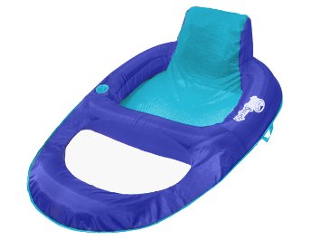 SwimWays Spring Float Recliner XL (Blue/Aqua)