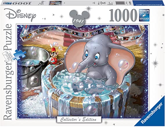 Ravensburger 19676 Disney Dumbo Collector's Edition 1000 Piece Puzzle for Adults, Every Piece is Unique, Softclick Technology Means Pieces Fit Together Perfectly,White