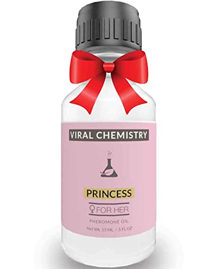 Pheromones For Women (Princess) - Elegant, Ultra Strength Organic Fragrance Body Perfume Oil (.5 Fl. Oz)