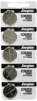 Energizer Battery CR2032 Lithium 3v (1 Pack of 5)