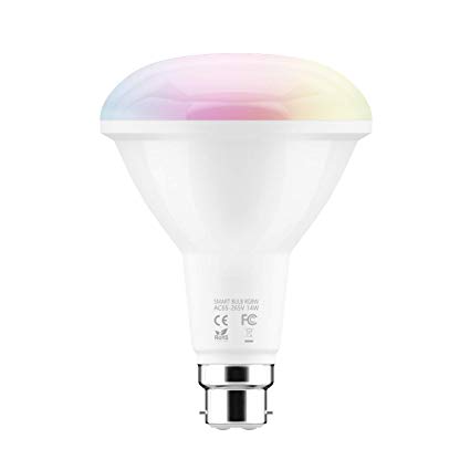 EXTSUD B22 Smart Bulb, Works with Alexa, Google Home and IFTTT, 10W (80W Equivalent) LED Light Bulb, 2700~6500 K Adjustable   RGB, Pack of 1 [Energy Class A ]