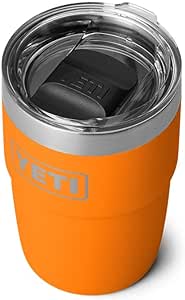 YETI Rambler 8 oz Stackable Cup, Stainless Steel, Vacuum Insulated Espresso Cup with MagSlider Lid, King Crab