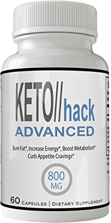 Keto Hack Advanced Capsules Weight Loss Pills Supplement, Appetite Suppressant with Ultra Advance Natural Ketogenic 800 mg Fast Formula with BHB Salts Ketone Diet Boost Metabolism