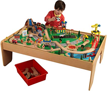 KidKraft 17850 Waterfall Mountain Train Set and Table