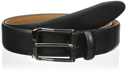 Geoffrey Beene Men's 32mm Feather-Edge Dress Belt