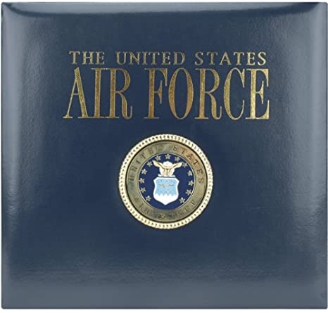 K&Company Leather Air Force 12-by-12-Inch Scrapbook