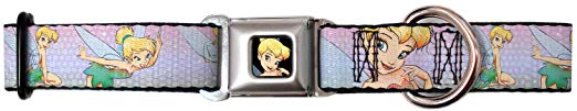 Buckle Down Walt Disney Movies TV Shows Tinkerbell Seatbelt Fun Animal Pet Dog Cat Collar