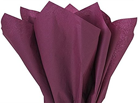 Burgundy Tissue Paper 15" X 20" - 100 Sheet Pack