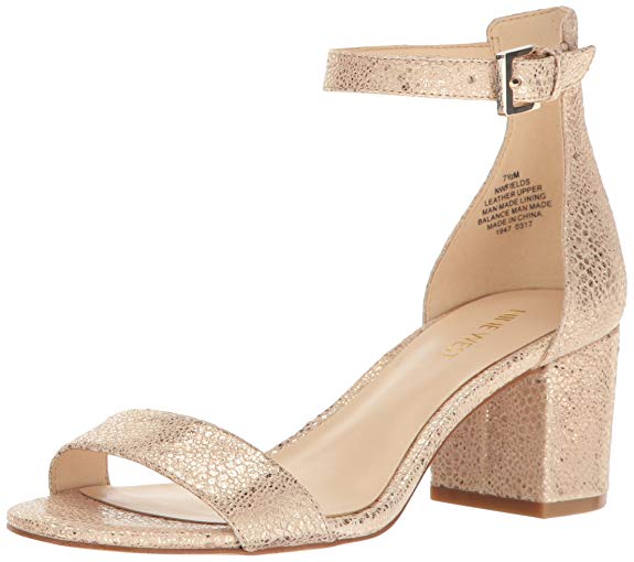 Nine West Women's Fields Metallic Dress Sandal