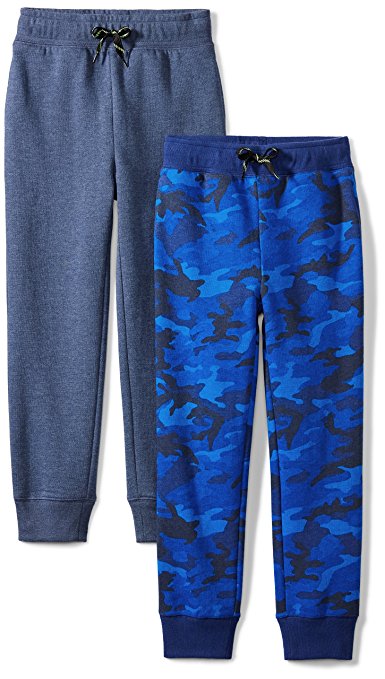 Spotted Zebra Boys' 2-Pack Joggers