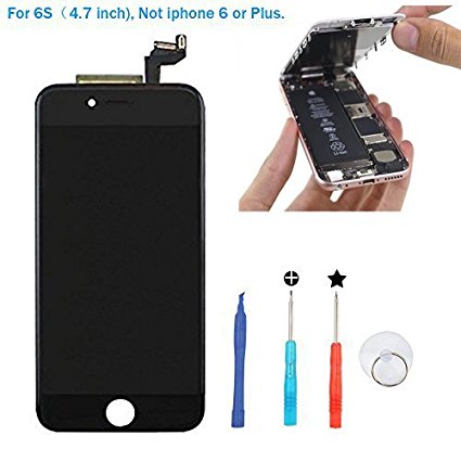 replacement LCD Display & Touch Screen Digitizer Assembly for iPhone 6S screen 4.7 replacement (6S-BLACK)