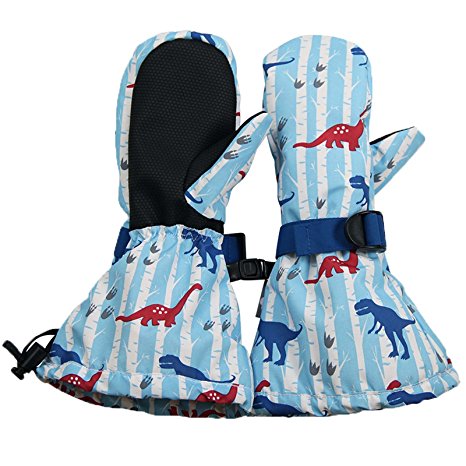 Waterproof Stay-on Mittens for Baby Toddler Kids