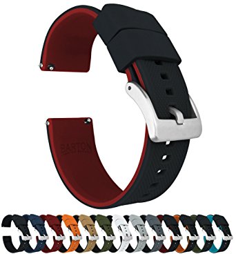 BARTON Elite Silicone Watch Bands - Quick Release - Choose Color - 18mm, 20mm & 22mm Watch Straps