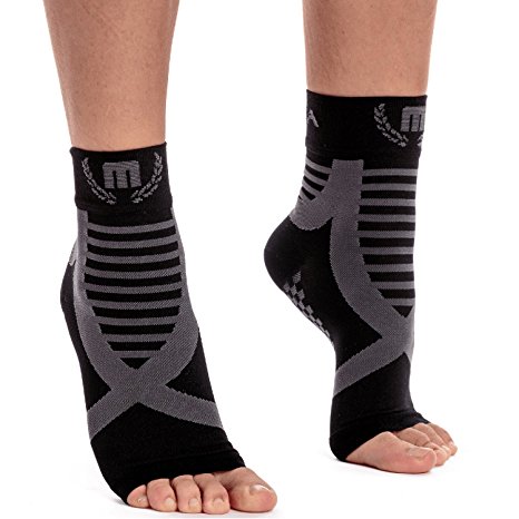 Mava Sports Ankle Support Compression Socks for Running, Jogging, Cross Training, Workouts, Basketball, Tennis, Cycling – Recovery & Relief Ankle Sleeves for Plantar Fasciitis, Achilles Tendonitis