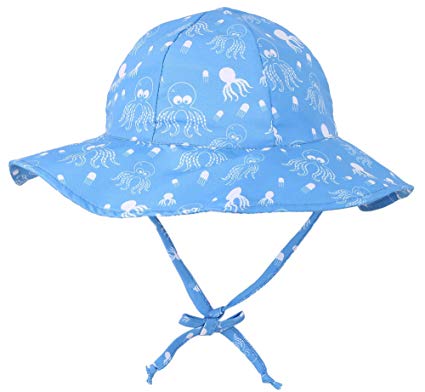 SimpliKids UPF 50  UV Ray Sun Protection Wide Brim Baby Sun Hat