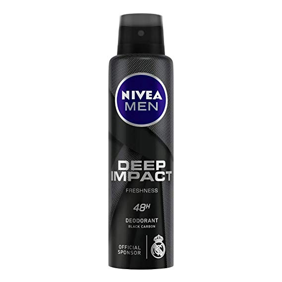 NIVEA MEN Deodorant, Deep Impact Freshness, 150ml