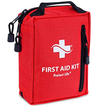 Survival Kit - 100 Piece - First Aid Kit for Camping, Hiking, Backpacking, Travel, Outdoor - Stocked with Emergency Supplies & Survival Tools