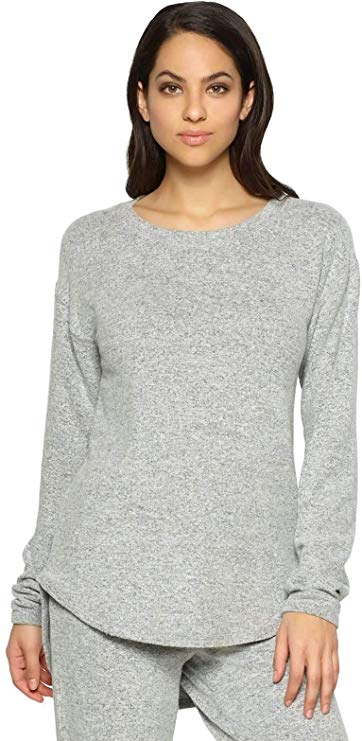 Felina Women's Lounge Victoria Long Sleeve Crew Neck Top