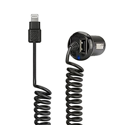 SCOSCHE I2C24 Car Charger for Lightning Devices - Car Charger - Retail Packaging - Black