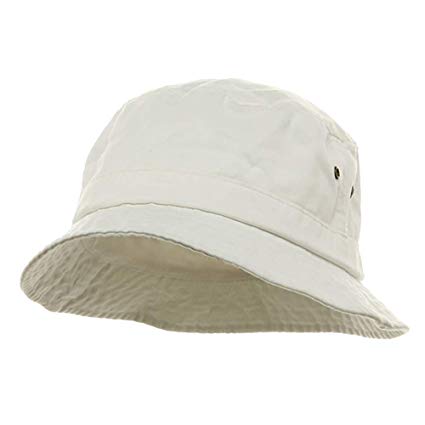 MG Washed Hat-White W12S41E