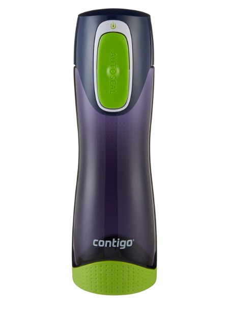 Contigo Swish Kids Water Bottle, 17-Ounce, Navy