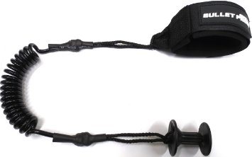 STORM Coiled PREMIUM Body Board Leash by Bullet Proof Surf