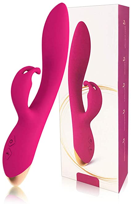 Powerful Cordless Rechargeable Wand Massager with 9 Powerful Speeds Mode, Waterproof Personal Massager Stick for Back Neck Shoulder Legs (Pink)