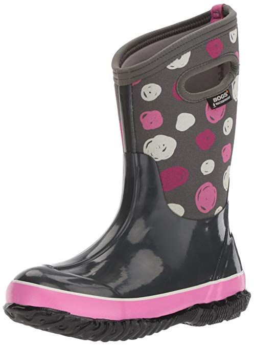 Bogs Kids' Classic High Waterproof Insulated Rubber Neoprene Rain Boot Snow