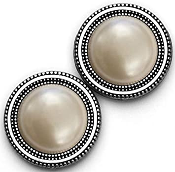 Magnet Button Low Dome Pearl
