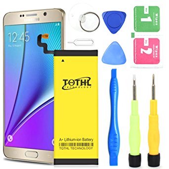 Galaxy Note 5 Battery,TQTHL UPGRADED 3200mAh Replacement Li-Polymer Battery for Samsung Galaxy Note 5 Part# EB-BN920ABE SM-N920 with Free Tool kit. (Compatible with ALL Galaxy Note 5 Version)