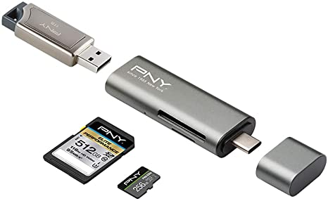 PNY USB 3.1 Type-C Reader/Adapter - P-CRMUS3A-BX