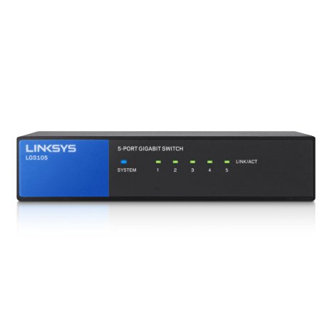 Linksys 5-Port Business Desktop Gigabit Switch (LGS105)