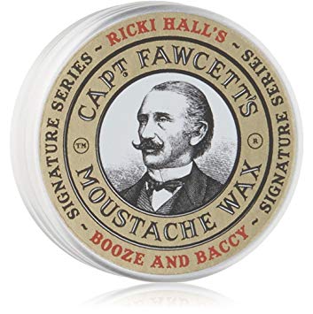 Captain Fawcett Ricki Hall's Moustache Wax, 0.5 Oz