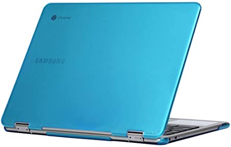 mCover Hard Shell Case for 2018 12.2" Samsung ChromeBook Plus XE521QAB series (NOT Compatible with older XE513C24 / XE510C24 / XE303C12 / XE500C12 / XE503C12 models) laptop - AQUA