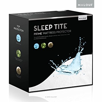 Sleep Tite Hypoallergenic 100% Waterproof Mattress Protector- 15-Year Warranty - Twin XL